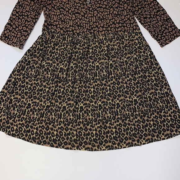 Anthropologie Maeve “Juno” Leopard Print Dress - Women’s Size Large - Picture 3 of 11